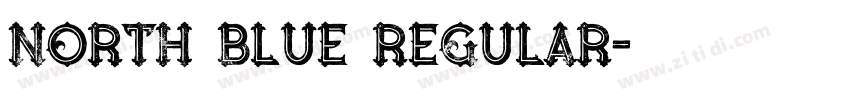 North Blue Regular字体转换
